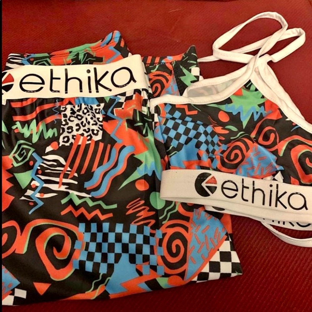 Boxers and sports bra